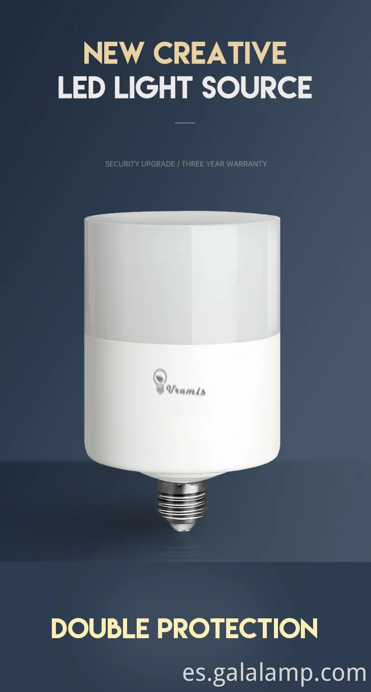 Bulbo LED, espiral de tornillo E27, lámpara de bombilla blanca que ahorra energía